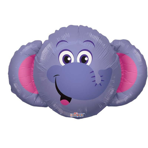 Inflated 14 inch Elephant Balloon 