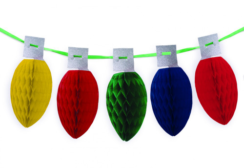 Honeycomb Christmas Lights Garland Honeycomb Christmas Lights Garland