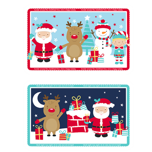 Christmas Plastic Tray (Assorted) Christmas Plastic Tray (Assorted)