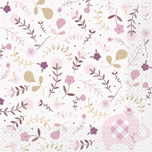 Pink Elephant Napkins (Pack of 16) Pink Elephant Napkins (Pack of 16)