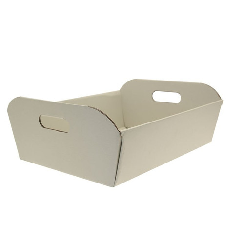 Cream Hamper Box Medium 38.5cm