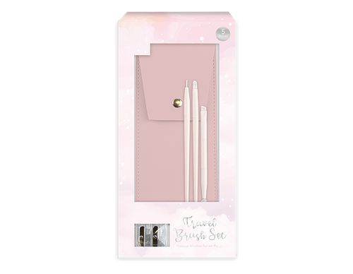 Travel Makeup Brush Set (5pc) Travel Makeup Brush Set (5pc)