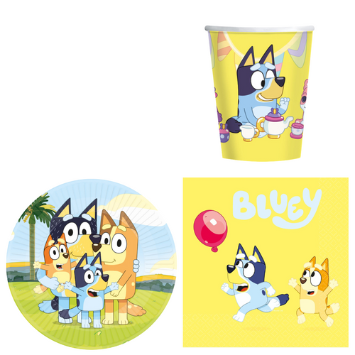 Bluey Value Party Pack for 8 People Bluey Value Party Pack for 8 People