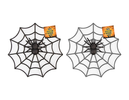 Plastic Spider Web Decoration (Assorted)