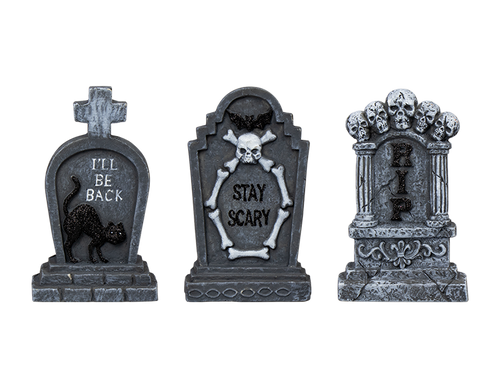 Halloween Cement Graveyard Decoration 14cm (Assorted)