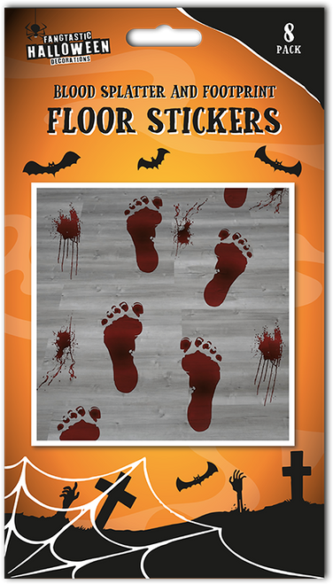 Halloween Footprint Floor Stickers Halloween Footprint Floor Stickers