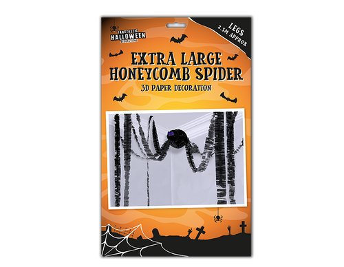 Halloween Extra Large Honeycomb Spider Decoration Halloween Extra Large Honeycomb Spider Decoration