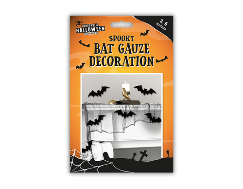 Spooky Bat Gauze Decoration Spooky Bat Gauze Decoration