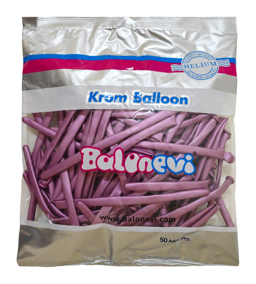 Pink Chrome Modeling Balloon (Pack of 50) Pink Chrome Modeling Balloon (Pack of 50)