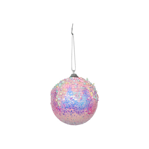 Iridescent Pink Bauble (8cm) Iridescent Pink Bauble (8cm)