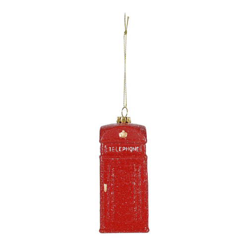 Telephone Box Hanging Decoration (10.5cm) Telephone Box Hanging Decoration (10.5cm)