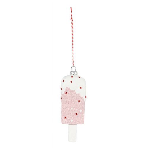 Pink Ice Lolly Hanging Decoration (13.5cm) Pink Ice Lolly Hanging Decoration (13.5cm)
