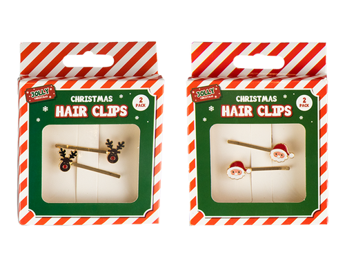 Christmas Hair Clips (Assorted) Christmas Hair Clips (Assorted)