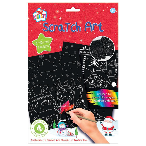 Festive Christmas Scratch Art Festive Christmas Scratch Art