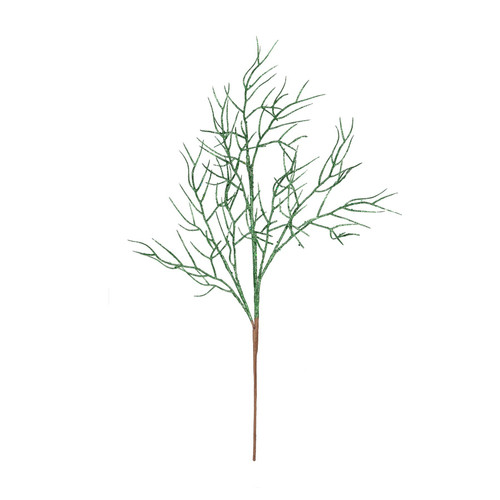 Green Glitter Twig Stems (H65cm) Green Glitter Twig Stems (H65cm)