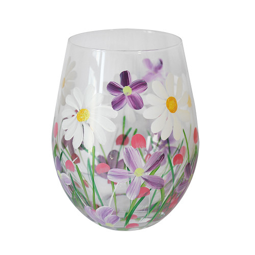 Daisies Stemless Glass Daisies Stemless Glass