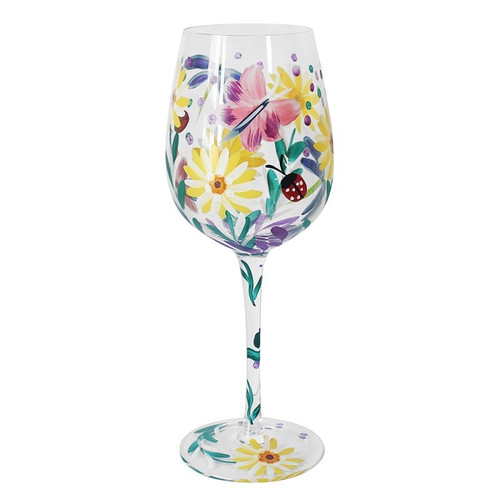 Cottage Garden Wine Glass Cottage Garden Wine Glass