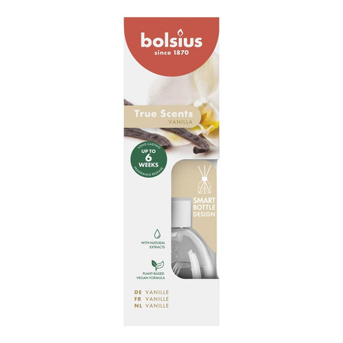 Bolsius True Scents Fragrance Diffuser- Vanilla (60ml) Bolsius True Scents Fragrance Diffuser- Vanilla (60ml)