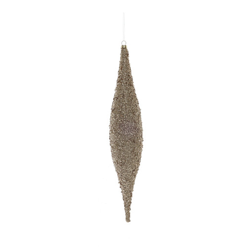 Glitter Drop Hanging Decoration - Gold Glitter Drop Hanging Decoration - Gold