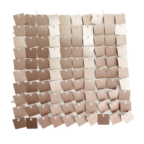 Matt Rose Gold Sequin Wall (180 x 180cm) Matt Rose Gold Sequin Wall (180 x 180cm)