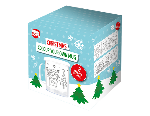 Colour Your Own Christmas Mug Colour Your Own Christmas Mug