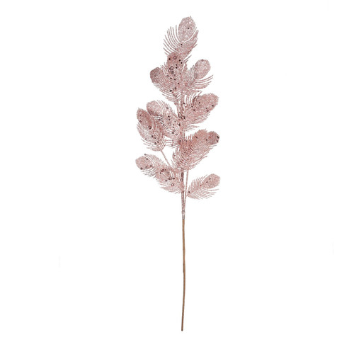 Pink Glitter Feather Spray (H70cm) Pink Glitter Feather Spray (H70cm)