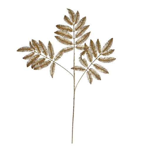 Gold Metallic Fern Stem Gold Metallic Fern Stem