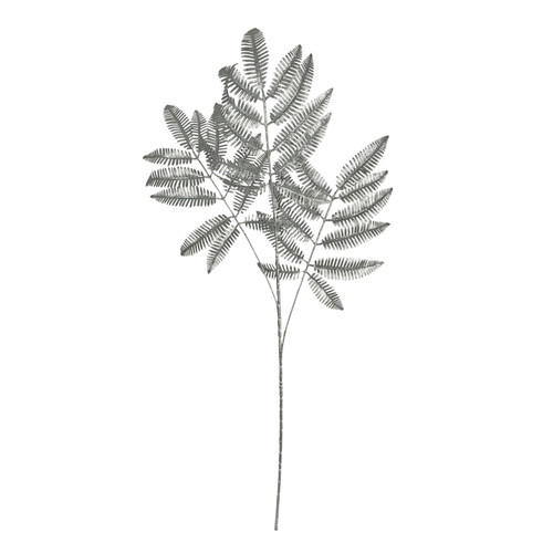 Silver Metallic Fern Stem Silver Metallic Fern Stem