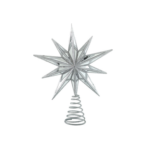 Mirror Star Tree Topper - Silver (30cm) Mirror Star Tree Topper - Silver (30cm)