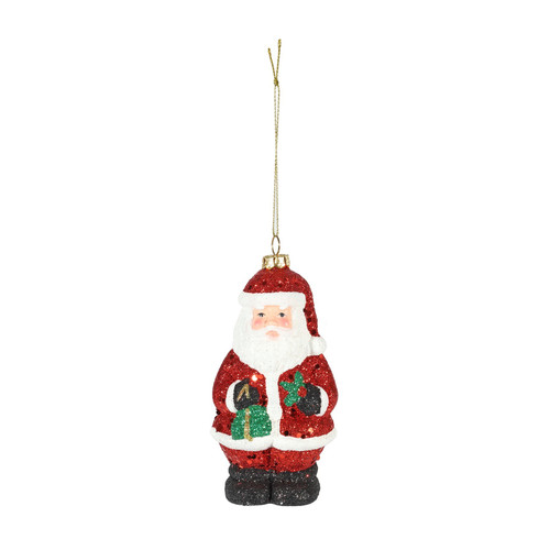 Santa Hanging Decoration - Red (13cm) Santa Hanging Decoration - Red (13cm)