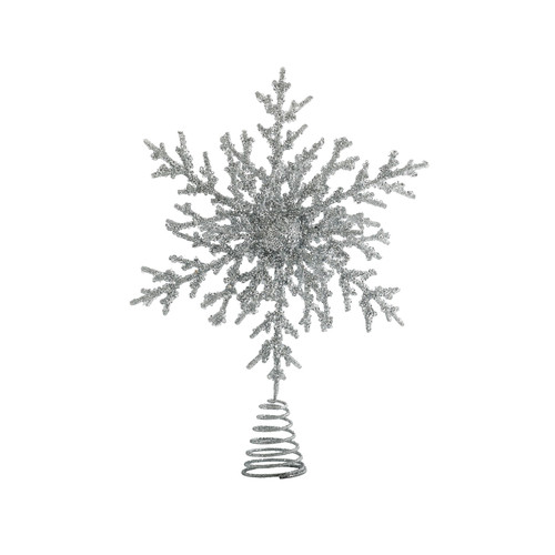 Snowflake Tree Topper - Silver (35cm) Snowflake Tree Topper - Silver (35cm)