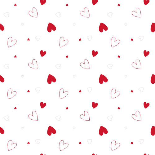 Red Dotty Hearts Film (100mx80cm) Red Dotty Hearts Film (100mx80cm)