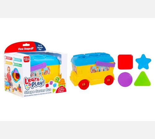Yellow Shape Sorter School Bus