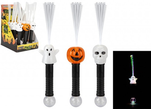 Fibre Optic Halloween Wands (Assorted) Fibre Optic Halloween Wands (Assorted)