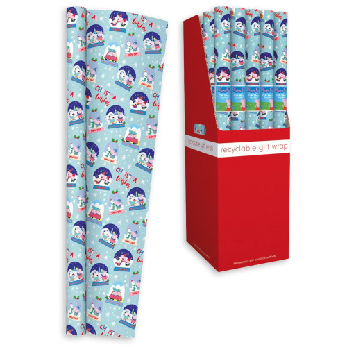  Christmas Wrapping Paper Peppa Pig (50.2x69cm)
