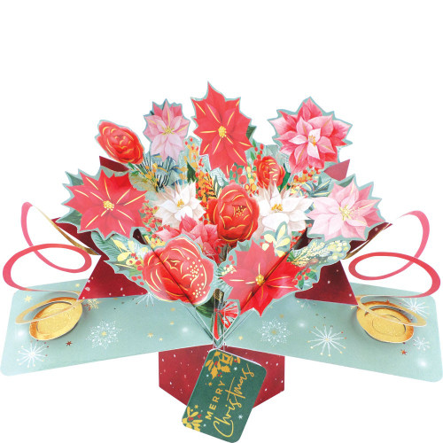 Christmas Bouquet Pop Up Card