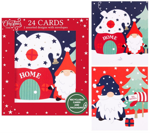 Mini Gonk Cards (Pack of 24) (Assorted Designs)