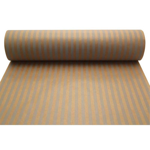 Natural Kraft Paper With Grey Stripes