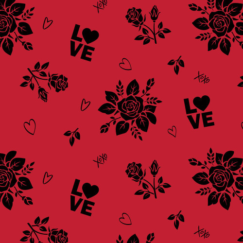 Love and Roses Red Tinted Cellophane (100m) - Discontinued