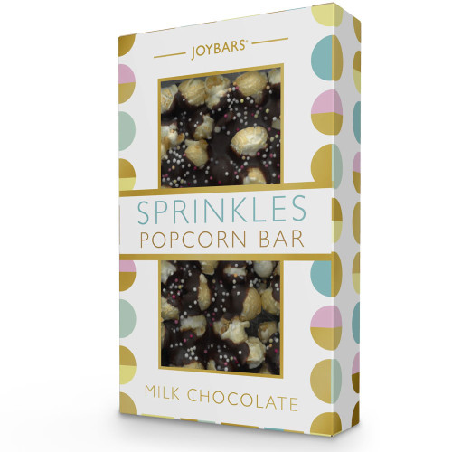Joypots Joybar - Milk Chocolate Sprinkles Popcorn Bar (100g)