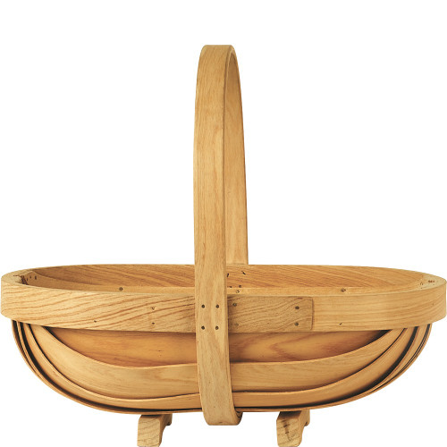 Natural Trug Basket - Loving Embrace (29cm)