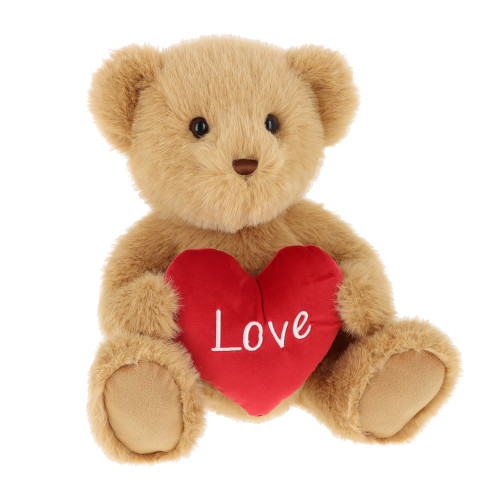 Brown Keeleco Sherwood Bear with Heart (28cm)