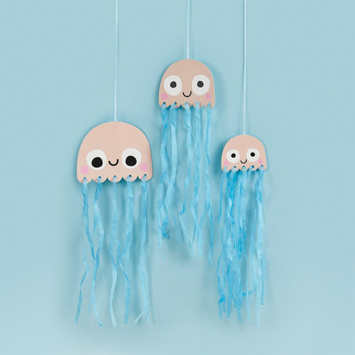 Hanging Jellyfish Decoration - 3 Pack