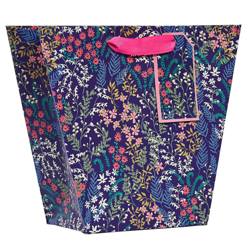 Spring Flora Vase Shaped Gift Bag (Medium)
