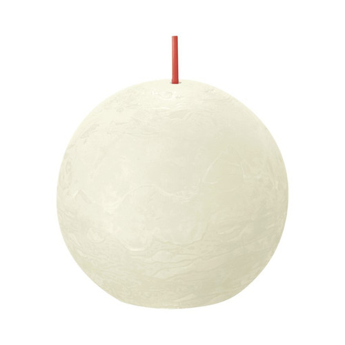 Bolsius Soft Pearl Rustic Ball Candle (76mm)
