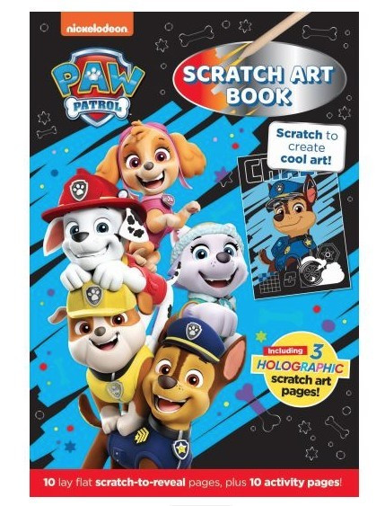 Paw Patrol Scratch Art Book