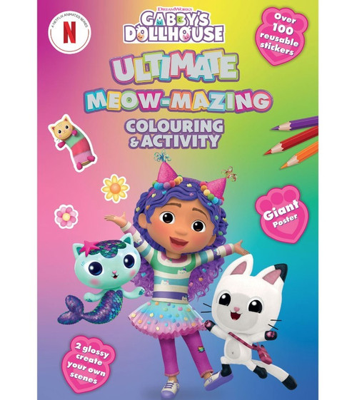 Gabbys Dollhouse Ultimate Colouring & Activity Book