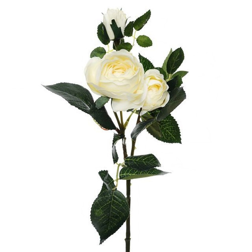Cream Prize Rose Spray (42cm)