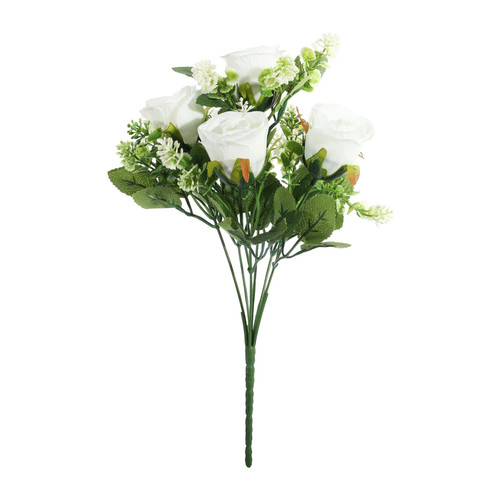 Essential White Rose Bunch (6 Heads)