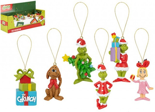 Grinch Tree Decorations (Assorted Designs)